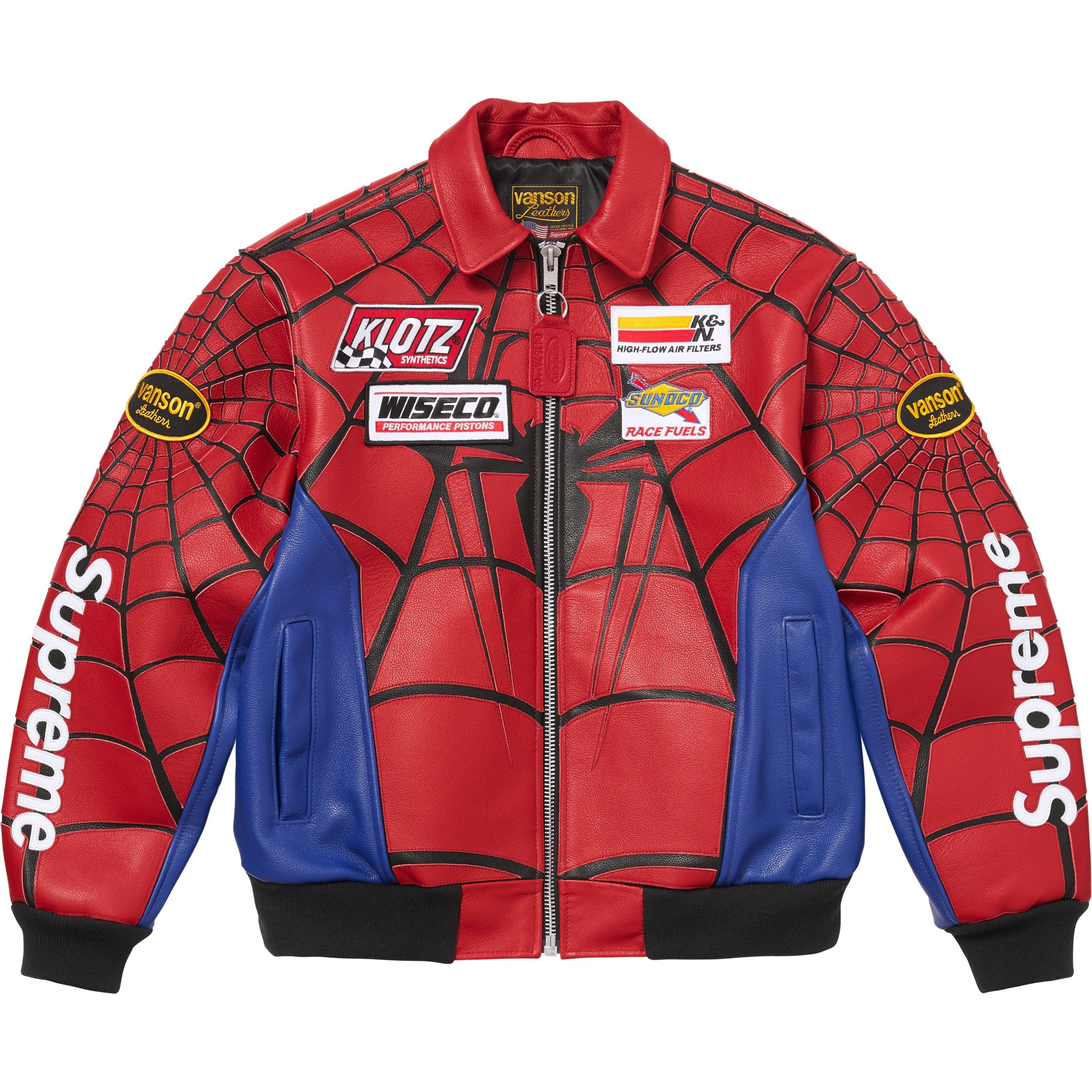 Supreme®/Vanson Leathers® Spider-Man Jacket view 8